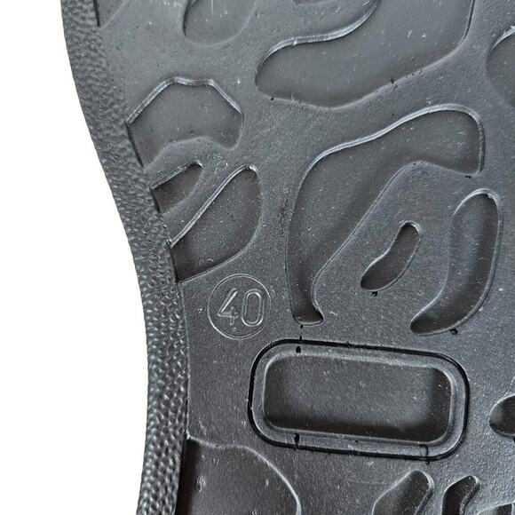 Girotti Loafers EU 40 Silver Metallic Leather Italian Platform Slip On Shoes - Picture 7 of 9